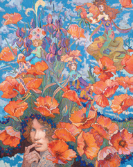 Шляпа-клумба. Из серии «Ожившие шляпы»