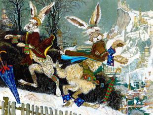 Буква «З». «Зайцы-задиры». Из серии «Азбука»